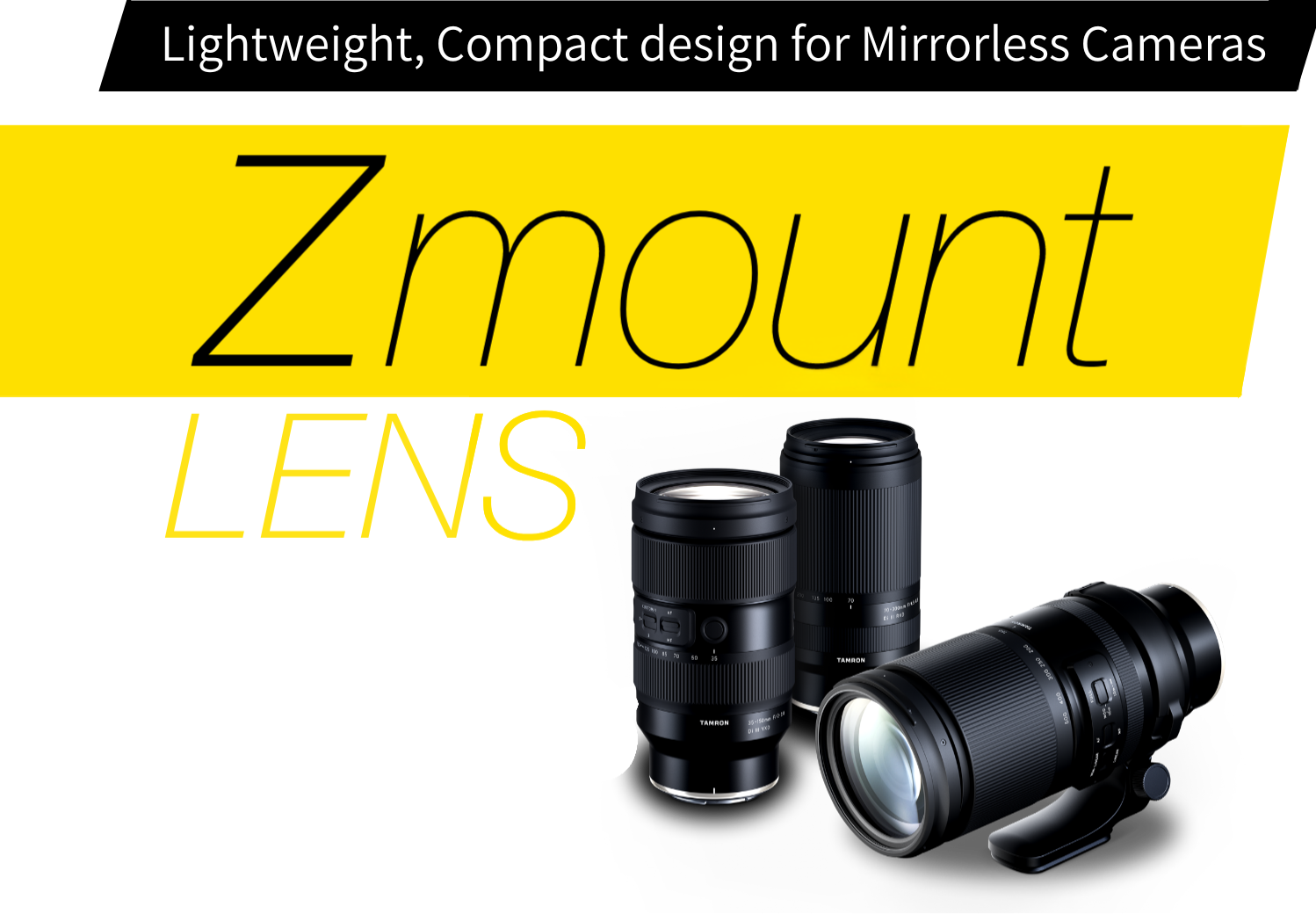 TAMRON Lens Lineup for Nikon Z mount